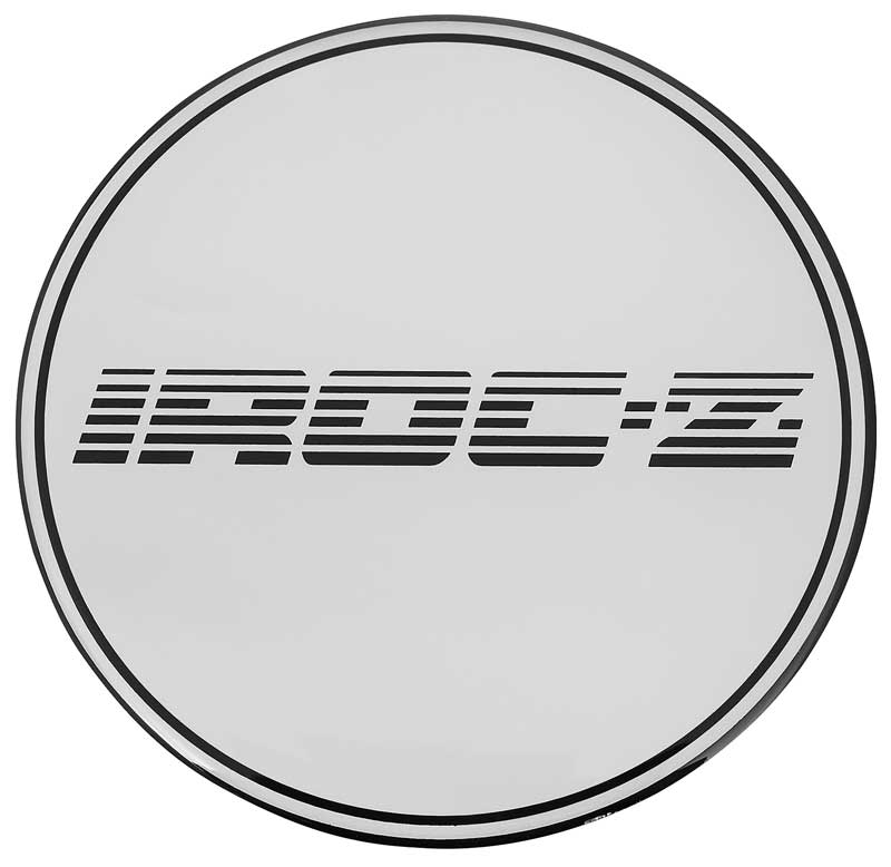 1984-1992 All Makes All Models Parts | K151762SV | 1985-1990 Camaro IROC-Z  Wheel Center Cap Emblem; R15; 2-15/16