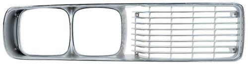 1973-74 Charger SE; Front Grill; Chrome; RH