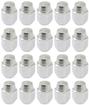 1964-73 Mustang; Acorn Wheel Lug Nut ; Chrome; 1/2"- 20, 1-1/4" Tall ; OE Style ; Set Of 20
