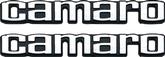 1978-81 Camaro; "Camaro" Deluxe Door Panel Emblems ; Pair