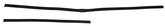 1966-67 Ranchero Front Door Window Felt Weatherstrip Kit ; 4-piece set