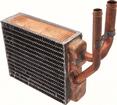 1960-63 Chevrolet, GMC Pickup, Panel, Suburban; Heater Core Assembly; with Recirculating Heater; Copper/Brass; Measures; 7-1/8" x 6-1/8" x 2-1/2"