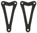 1968 Firebird Rear Side Marker Gaskets ; Black ; Pair