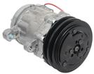 Sanden 706 Style "Peanut" A/C Compressor w/ 2-Groove V-Belt Clutch Pulley - Natural Finish - SD7B10
