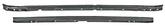 1970-73 Camaro, Firebird; Front Headliner Retaining Strips; Stamped Steel; Pair