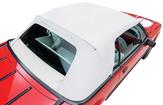 1983-90 Ford Mustang; Convertible Top; Vinyl; Oxford White