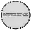 1985-1990 Camaro IROC-Z Wheel Center Cap Emblem; R15; 2-15/16"; Silver Background 