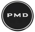 Wheel Center Cap Emblem; with PMD; Black Background; 2-15/16"; with R15 5 Spoke Wheel 