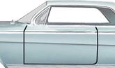 1961-62 GM Full-Size; Door Frame Weatherstrip Seal, 2-Door Hardtop, Convertible, Pair