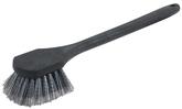 Wash Brush Gentle Bristles Straight Head 18" Handle Grey/White