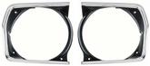 1970-72 Plymouth Duster, Valiant, Scamp; Headlamp Bezels; Pair