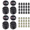 1984-87 Buick Regal - GTA Wheel Center Cap And Hardware Set With GNX Emblem 12mm x 1.50