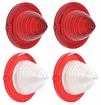 1961 Bel Air and Biscayne Tail Lamp and Back-up Lamp Lens Set Of 4