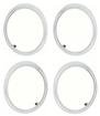 1965 Bel Air, Biscayne; Tail Lamp and Back Up Lamp Bezel Set; 4 Piece Set
