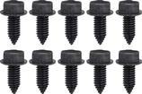 Bolt, 5/16-18 x 13/16" Pointed Tip With Hex Washer Head, Black Phosphate, 10 Piece Set