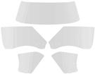 1968-69 Camaro / Firebird Convertible; 5 Piece Glass Kit; Clear