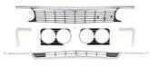 1966 Impala, Bel Air, Caprice; Complete Front Grill and Headlight Bezel Set ; 8 Piece Set