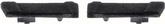 1968-70 Dodge/Plymouth B-Body Door Window Weatherstrip Plugs, Pair