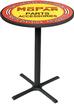 1948-53 Style Orange/Yellow Mopar parts And accessories Logo Pub Table With Black Base