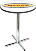 1948-53 Style Mopar parts And accessories Logo Pub Table With Chrome Base