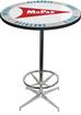 1959-63 Style Mopar Logo Pub Table With Chrome Base And Foot Rest