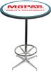 1948-53 Style Mopar parts And accessories Logo Pub Table With Chrome Base And Foot Rest