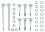 1973-87 Chevrolet/GMC Pickup; Bed to Frame Mounting Set; 32-piece Hardware Set; Long Bolt Style