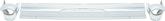 1957 Chevrolet Nomad, Station Wagon; Rear Bumper Set; 3 Piece Design; With Bumper Guard Holes