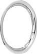 16" Stainless Steel 1-1/2" Deep Round Lip Rally Wheel Trim Ring for Reproduction Wheels Only